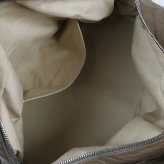 Chanel Lambskin Vintage Ligne Lady Braid Tote Taupe 9 of 11