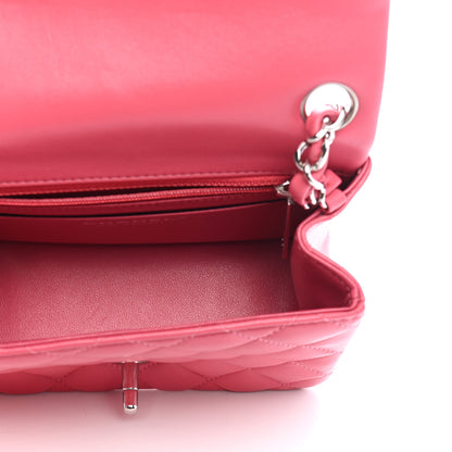 Chanel Lambskin Quilted Mini Square Flap Pink 5 of 9
