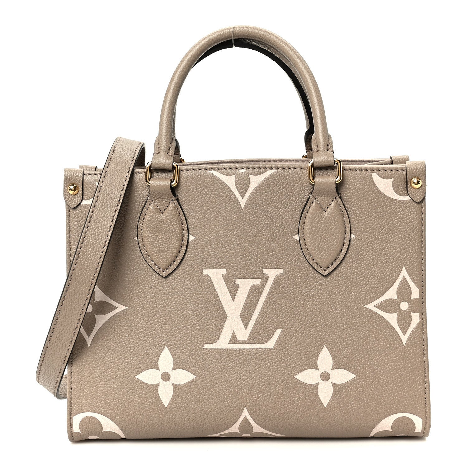 Louis Vuitton Empreinte Monogram Giant Onthego PM Tourterelle Creme 1 of 8