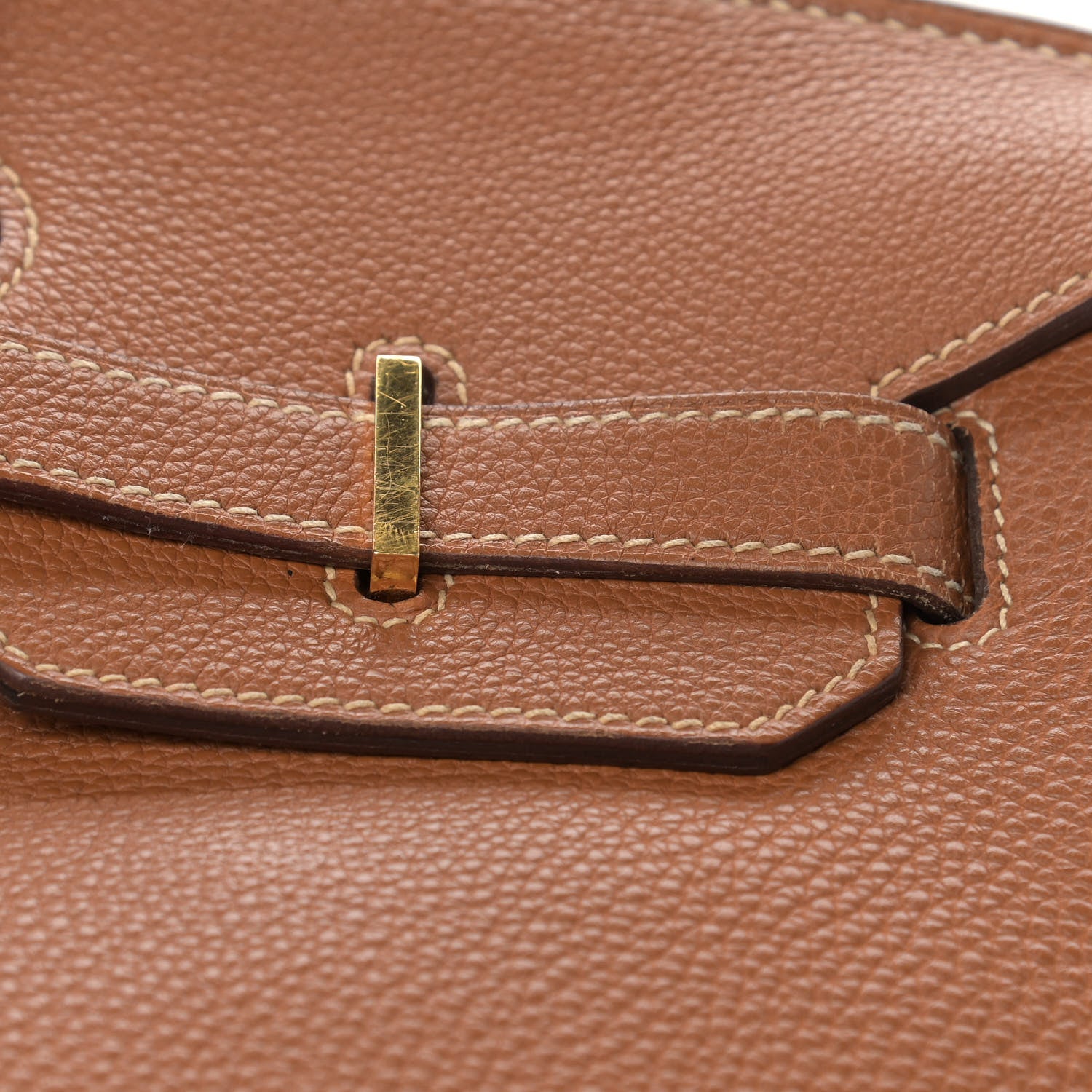 Hermes Taurillon Clemence Birkin 35 Gold 38 of 40