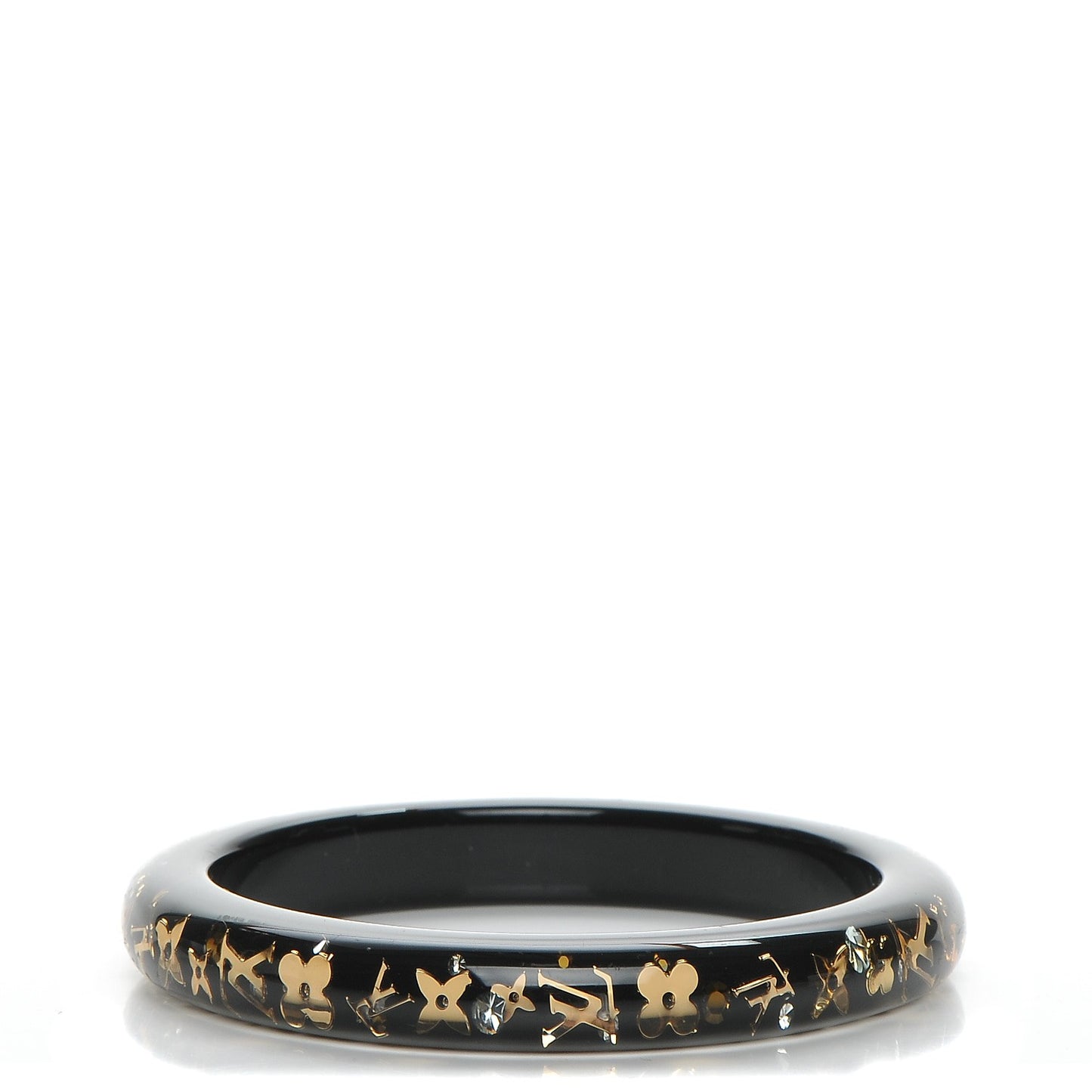 Resin Swarovski Medium Inclusion Bracelet PM Black