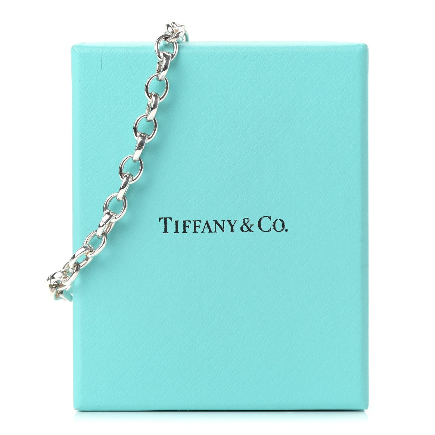 Sterling Silver Oval Clasping Link Bracelet