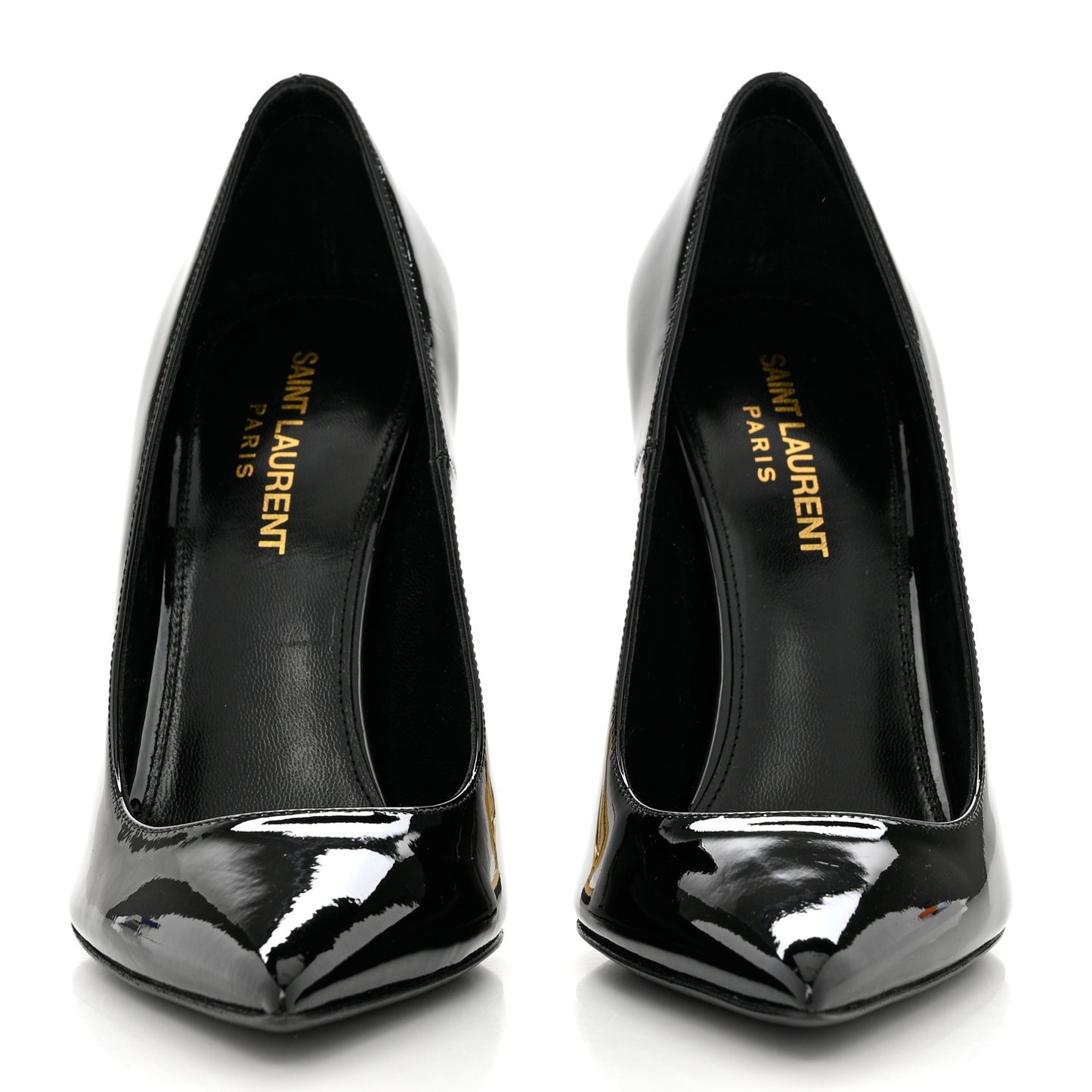 Patent Opyum 110 Pumps 36.5 Black Gold