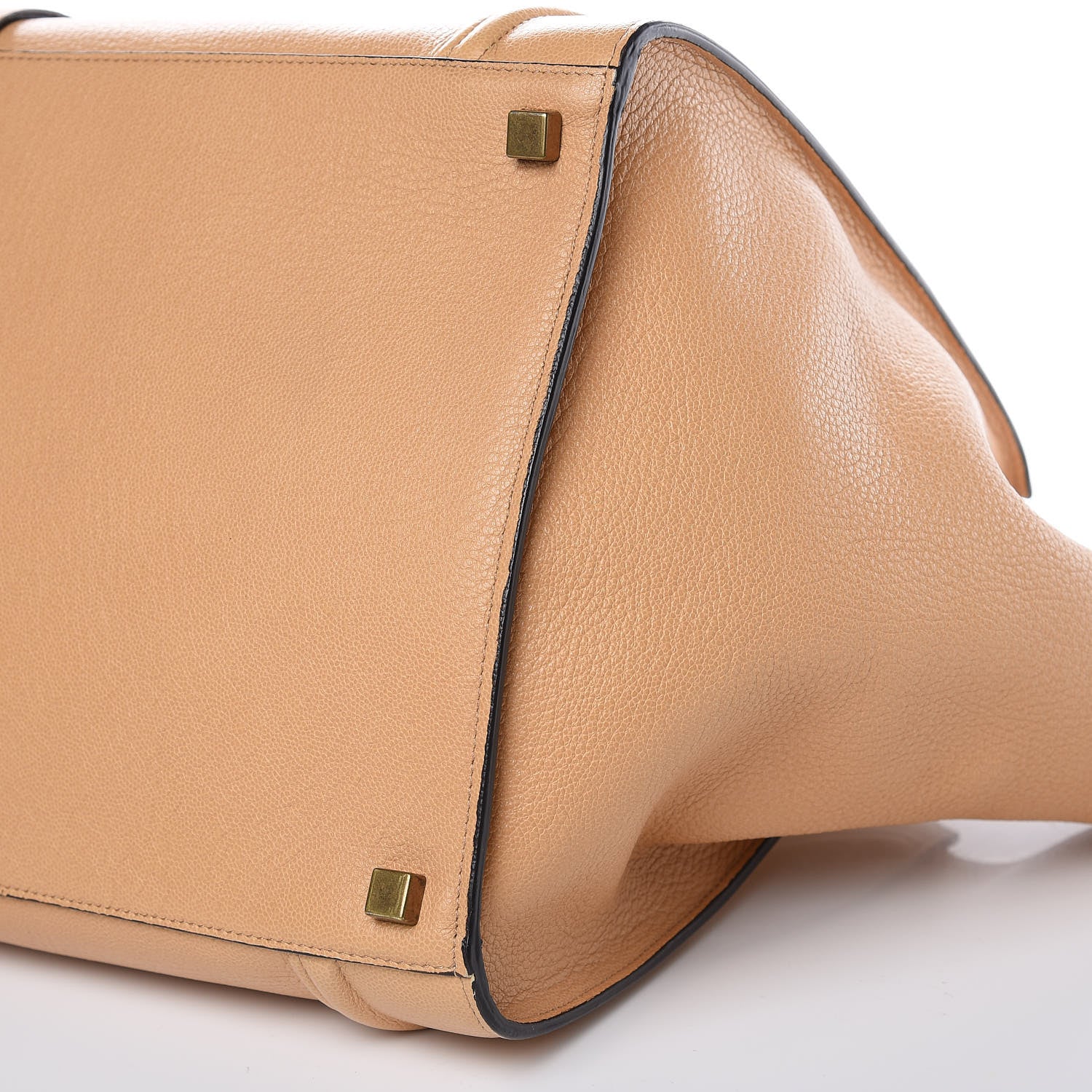 Celine Drummed Calfskin Medium Phantom Luggage Daffodil 9 of 11