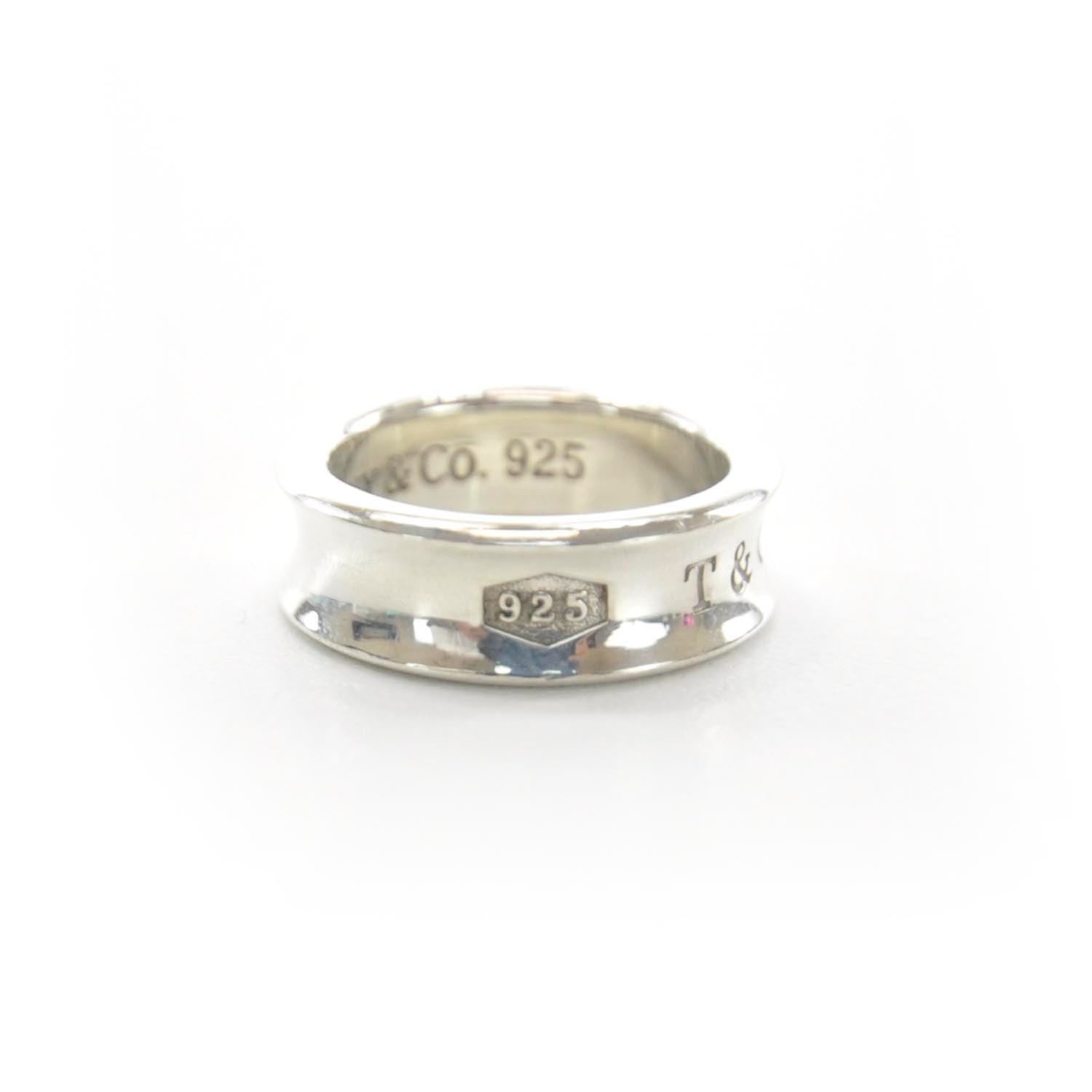 Tiffany Sterling Silver 1837 Ring 6.5 2 of 7