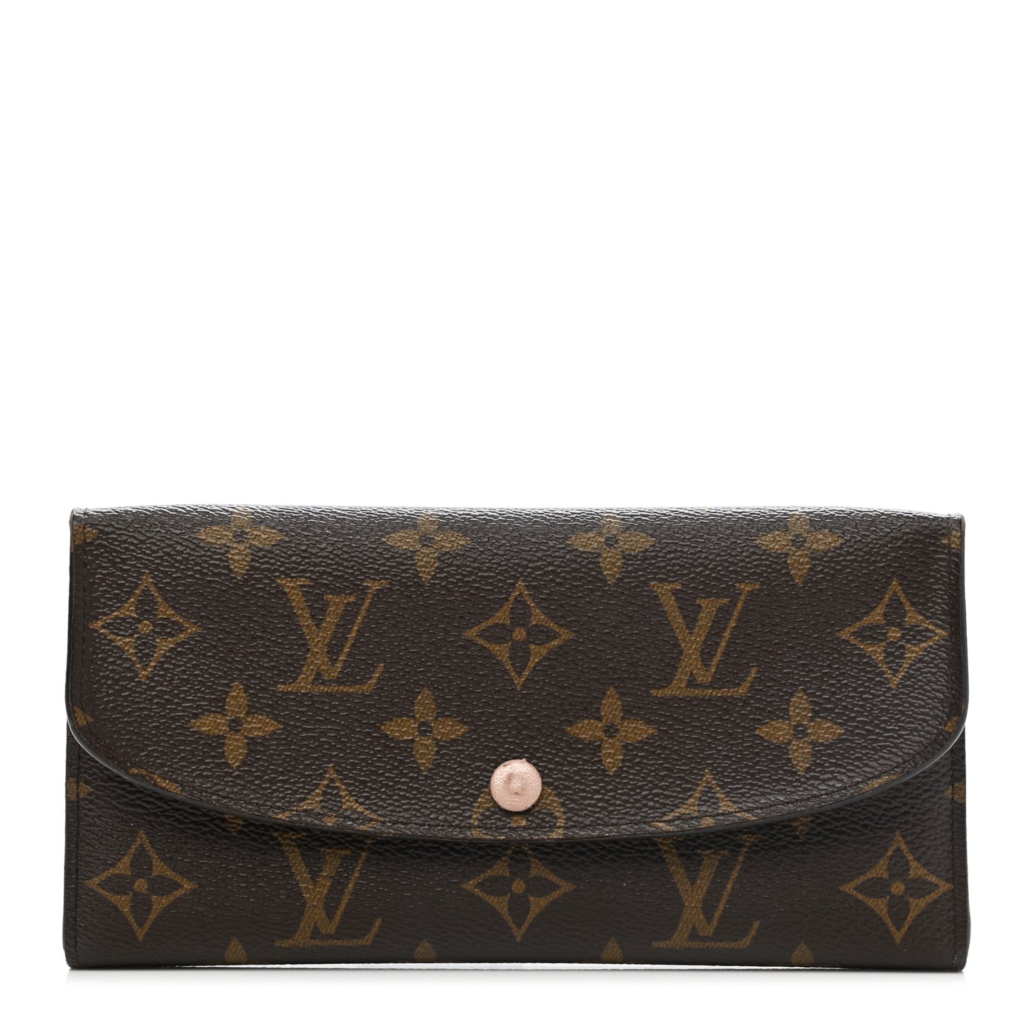 Monogram Emilie Wallet Rose Ballerine