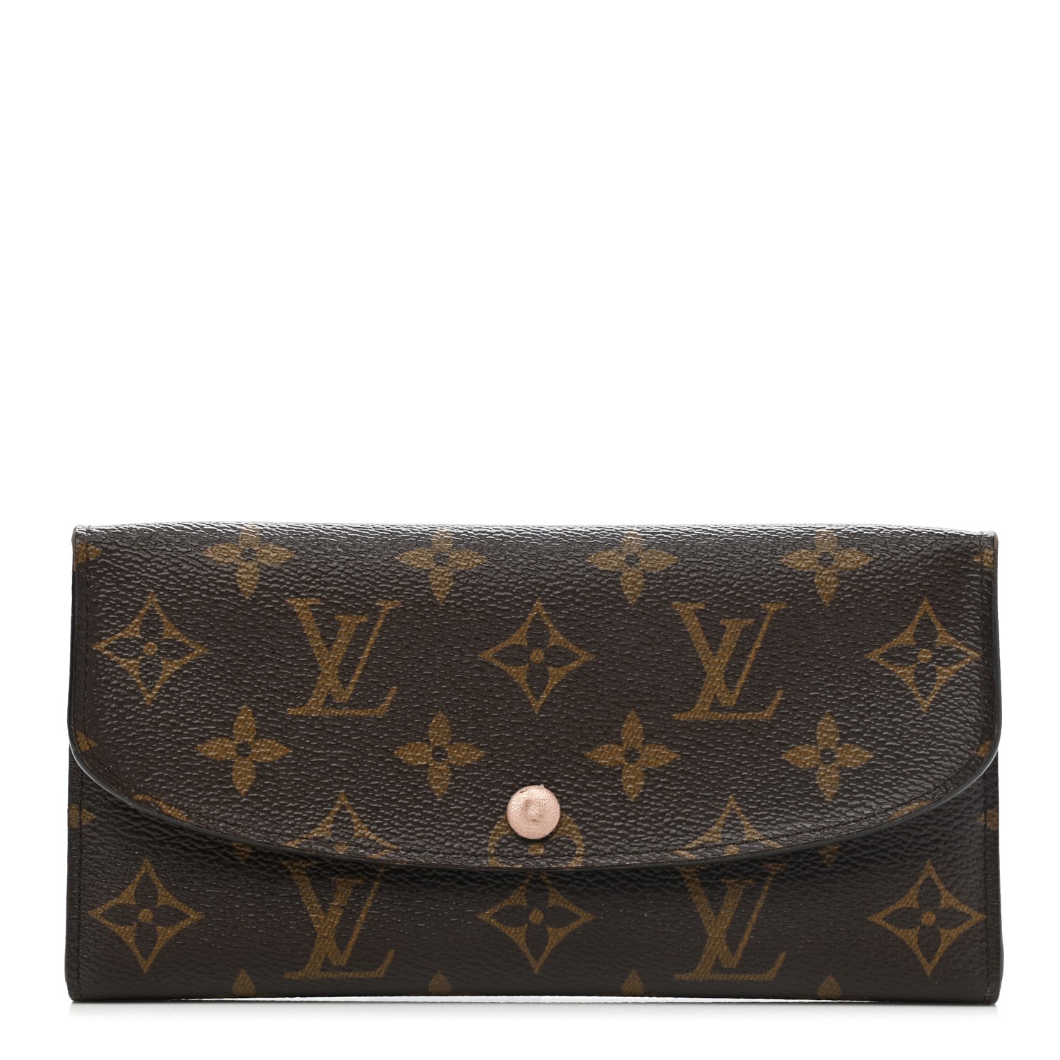Louis Vuitton Monogram Emilie Wallet Rose Ballerine 1 of 16