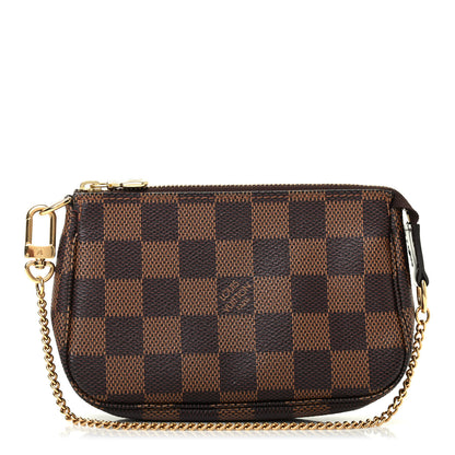 Louis Vuitton Damier Ebene Mini Pochette Accessories 1 of 7