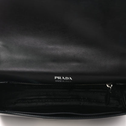 Prada City Calf Plex Ribbon Bag Cammeo Bianco Marmo 5 of 9
