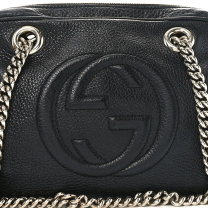 Gucci Pebbled Calfskin Small Soho Bowler Black 8 of 11