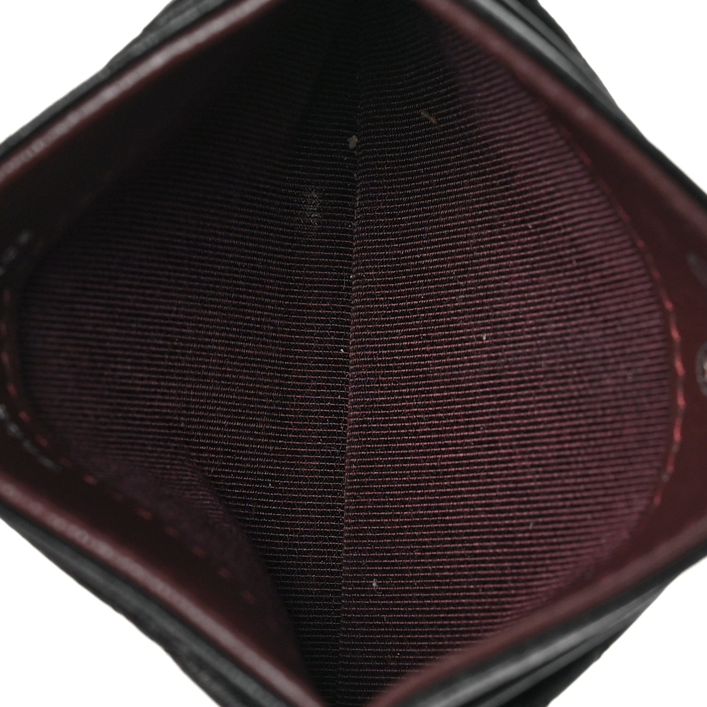 Lambskin Quilted Card Holder Black