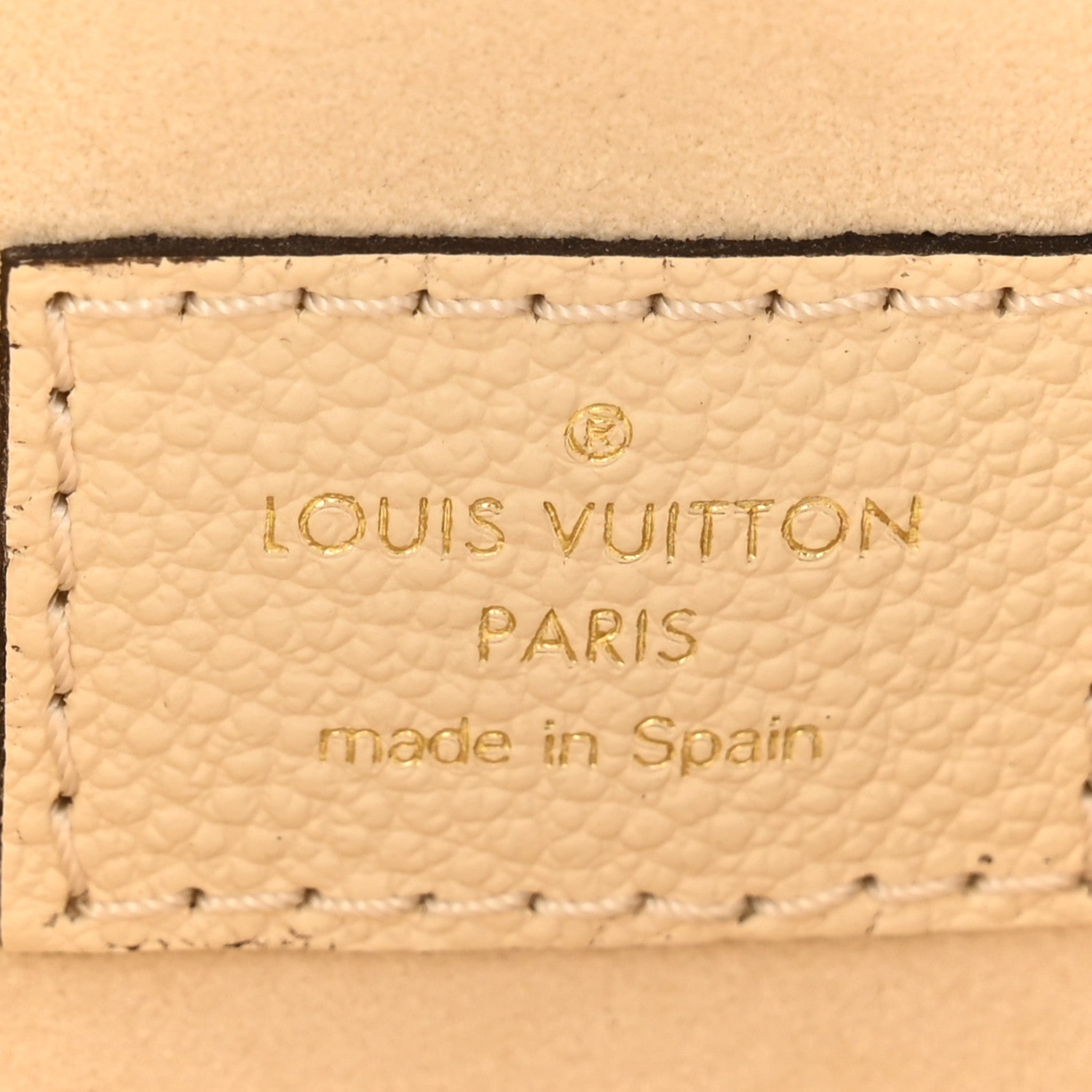 Louis Vuitton Empreinte Monogram Giant Multi Pochette Accessories Mini Pochette Cream 6 of 9