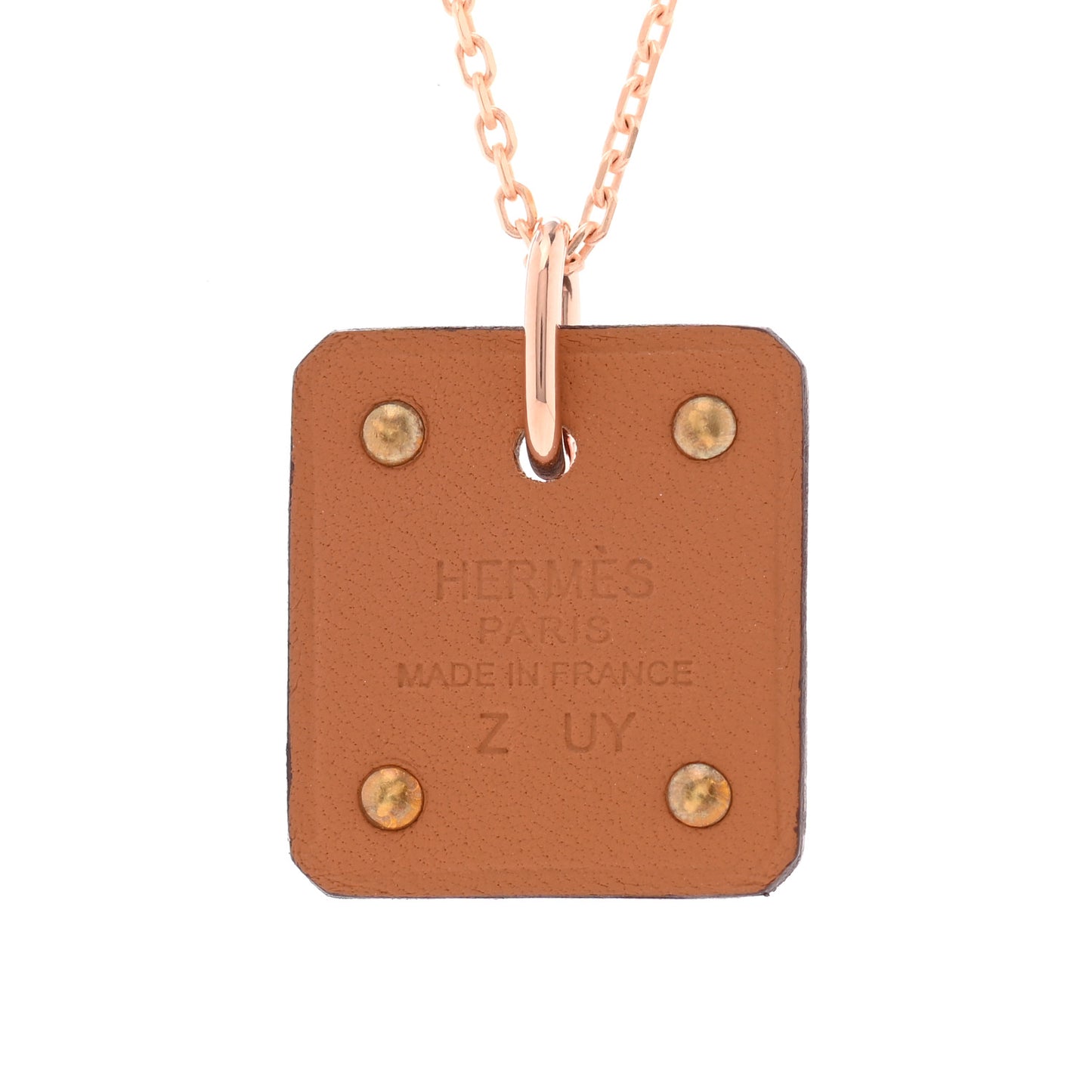 Rose Gols Plated Swift As De Coeur Necklace Bleu Brume