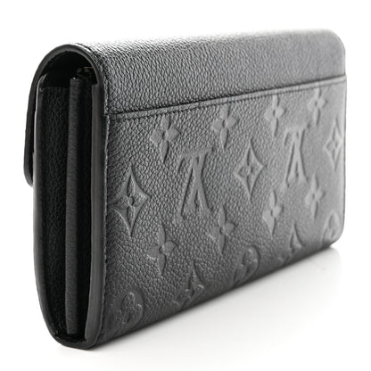 Louis Vuitton Empreinte Sarah Wallet NM Black 2 of 10