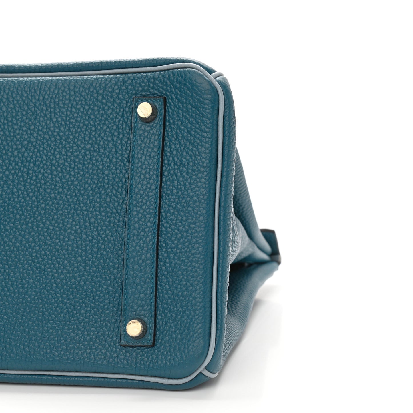 Togo Horseshoe Birkin 35 Bleu Izmir Bleu Lin