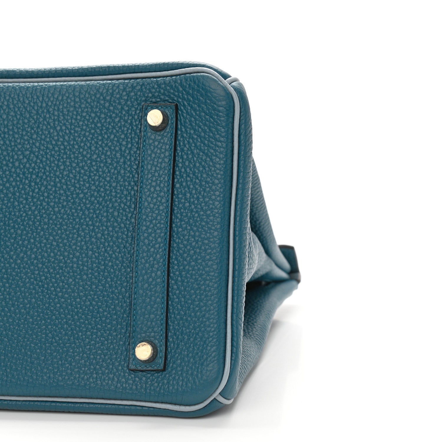 Hermes Togo Horseshoe Birkin 35 Bleu Izmir Bleu Lin 10 of 11