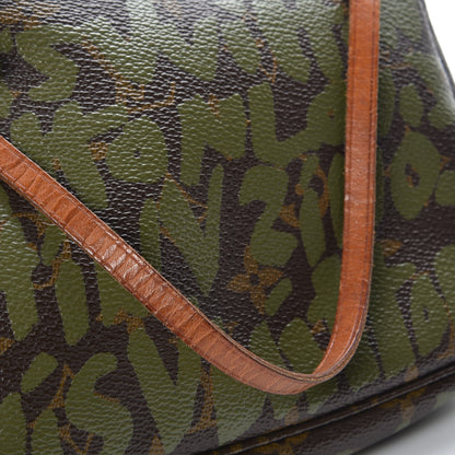 Louis Vuitton Monogram Graffiti Pochette Accessories Kaki 8 of 8