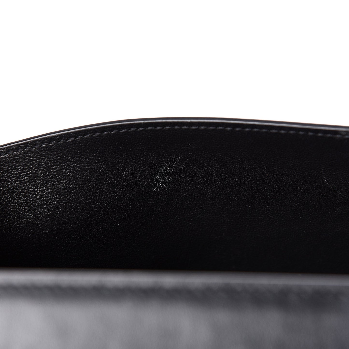 Smooth Calfskin Catherine Heart Studded Satchel Black