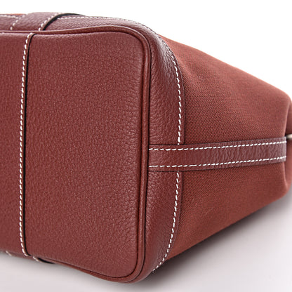 Hermes Toile Buffle Skipper Garden Party 30 TPM Rouge H 9 of 10