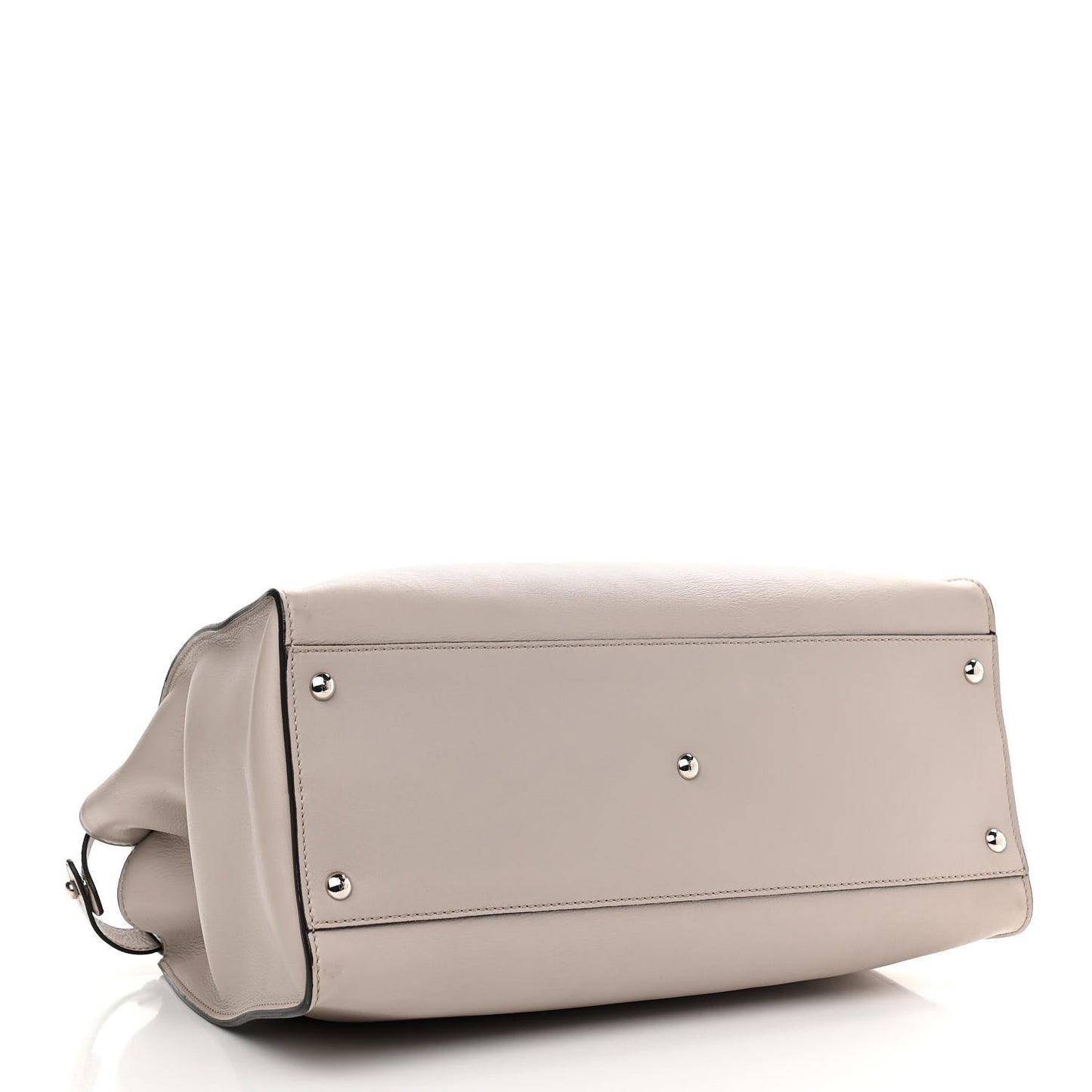 Vitello Seta Plexiglass Granite Large Peekaboo Iconic Satchel Polvere