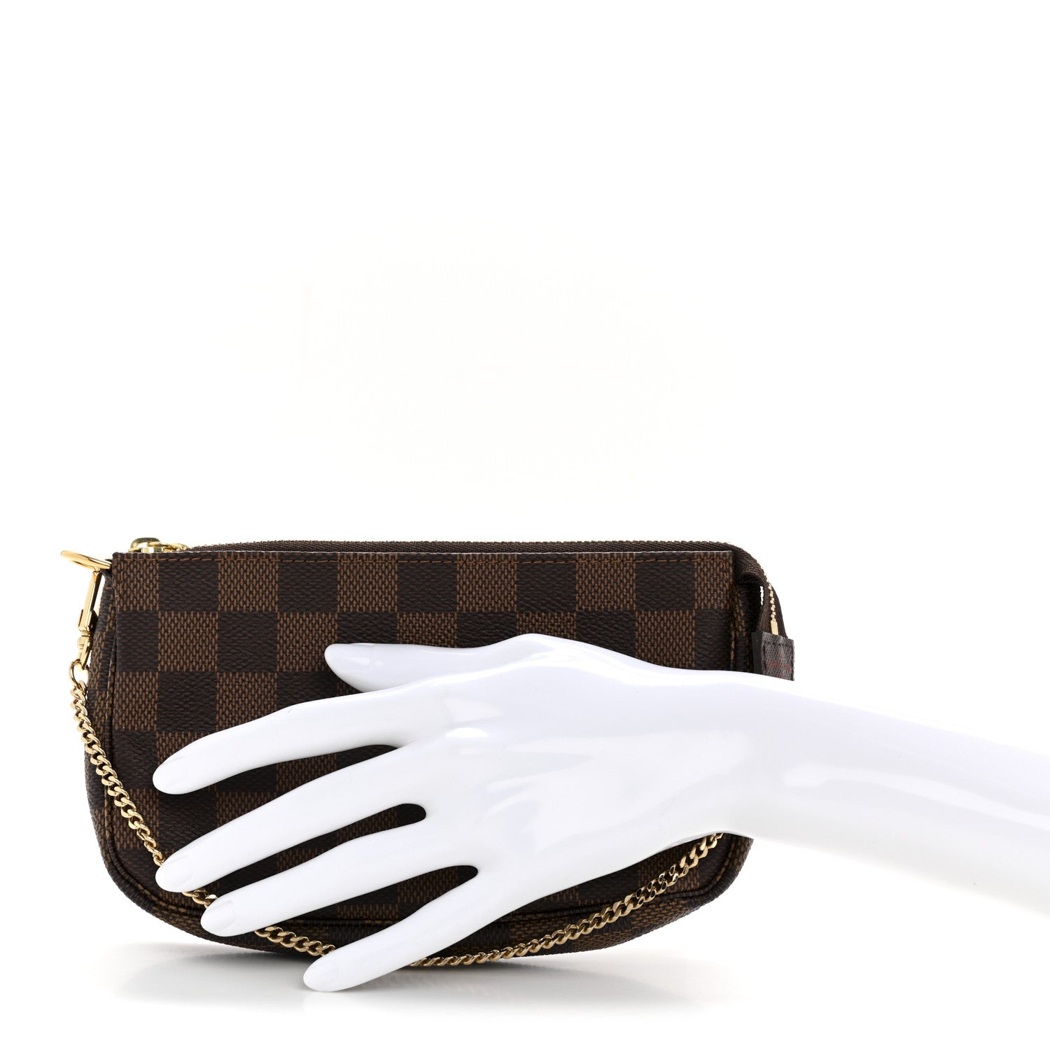 Louis Vuitton Damier Ebene Mini Pochette Accessories 2 of 8