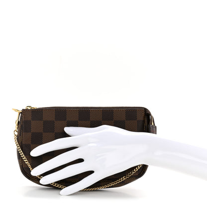 Louis Vuitton Damier Ebene Mini Pochette Accessories 2 of 8