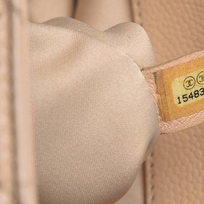 Chanel Caviar Quilted Grand Shopping Tote GST Beige Clair 8 of 15