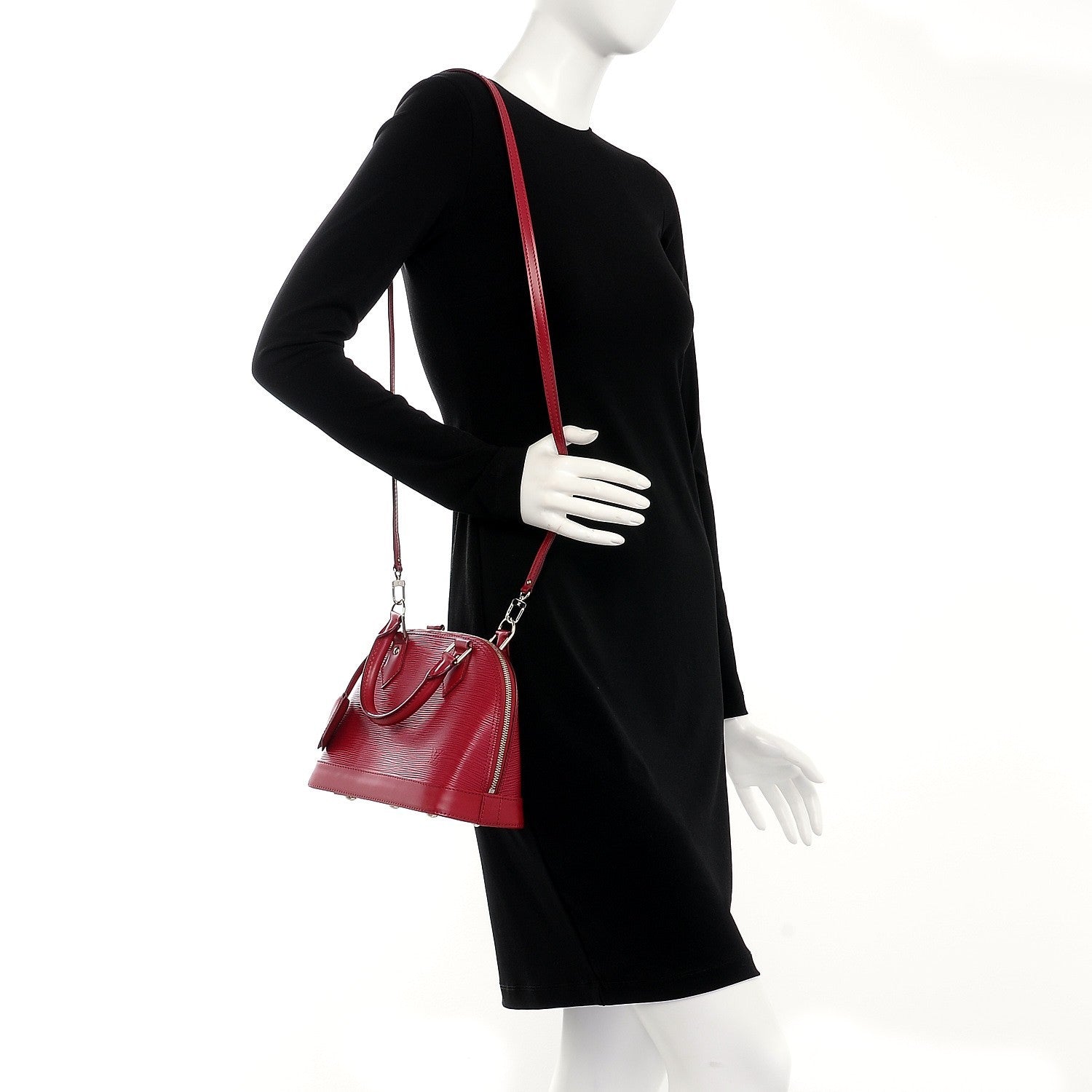 Louis Vuitton Epi Alma BB Fuchsia 2 of 8