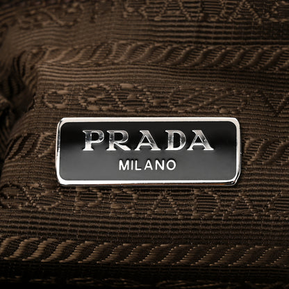 Prada Tessuto Nylon Saffiano Re-Edition 2005 Shoulder Bag Cacao 6 of 12