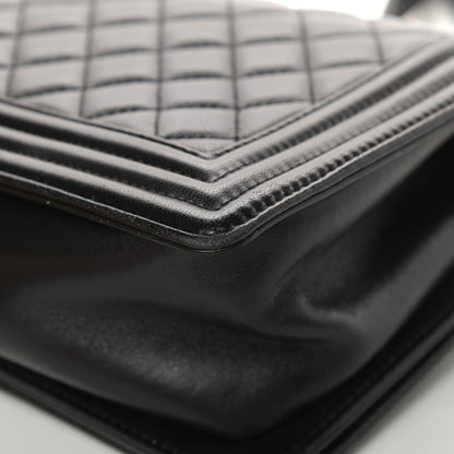 Chanel Lambskin Quilted Medium Boy Flap Black 11 of 17