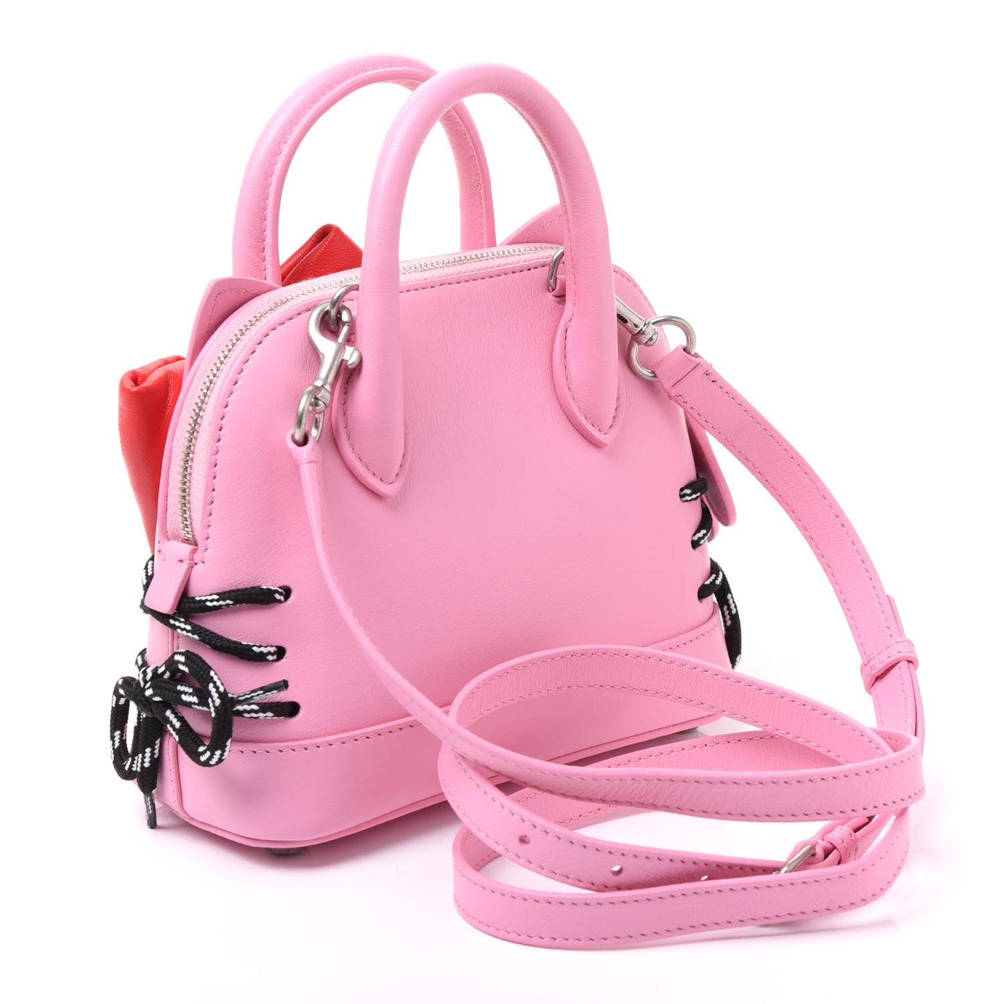 Calfskin Hello Kitty XXS Ville Top Handle Bag Pink