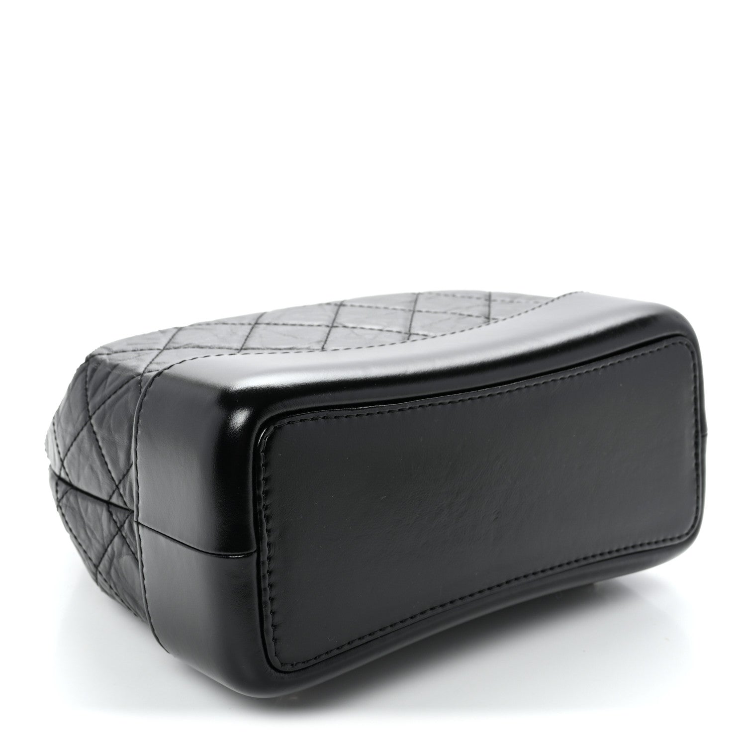 Chanel Aged Calfskin Quilted Small Gabrielle Backpack Black 4 of 9
