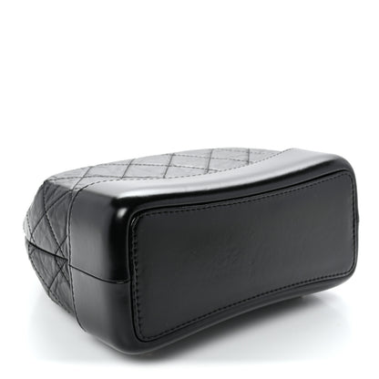 Chanel Aged Calfskin Quilted Small Gabrielle Backpack Black 4 of 9