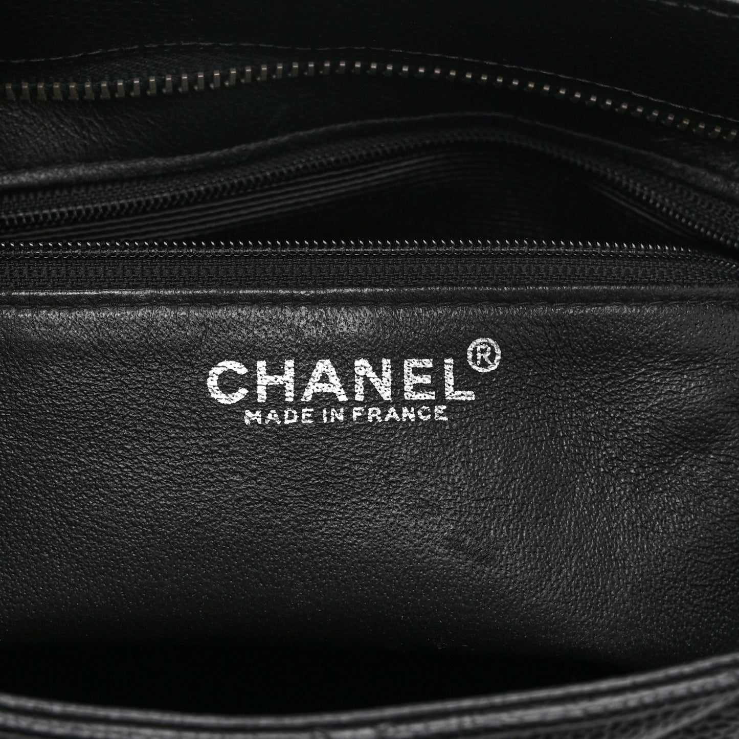 Caviar Quilted Medallion Tote Black