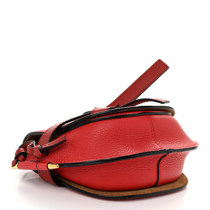 Loewe Grained Calfskin Mini Gate Crossbody Bag Scarlet Burnt Red 4 of 10