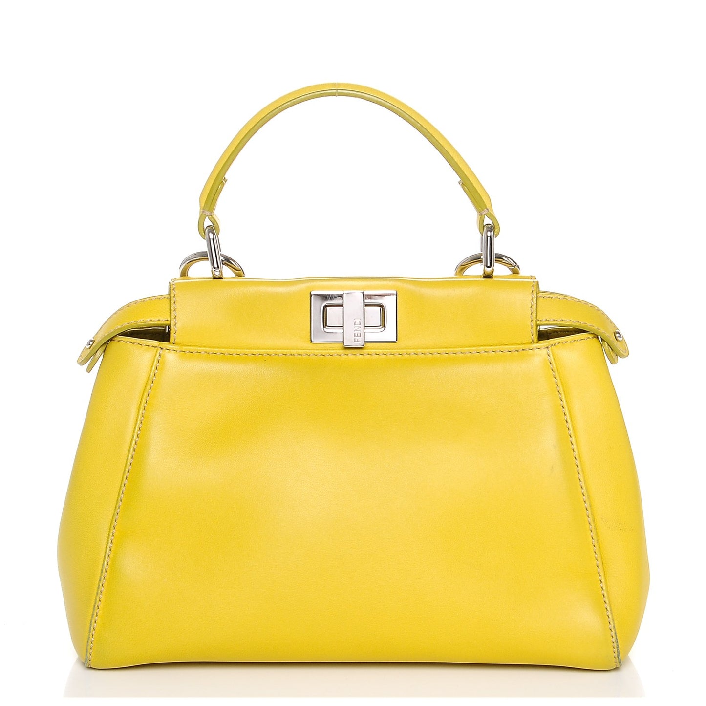 Nappa Mini Peekaboo Iconic Satchel Lime
