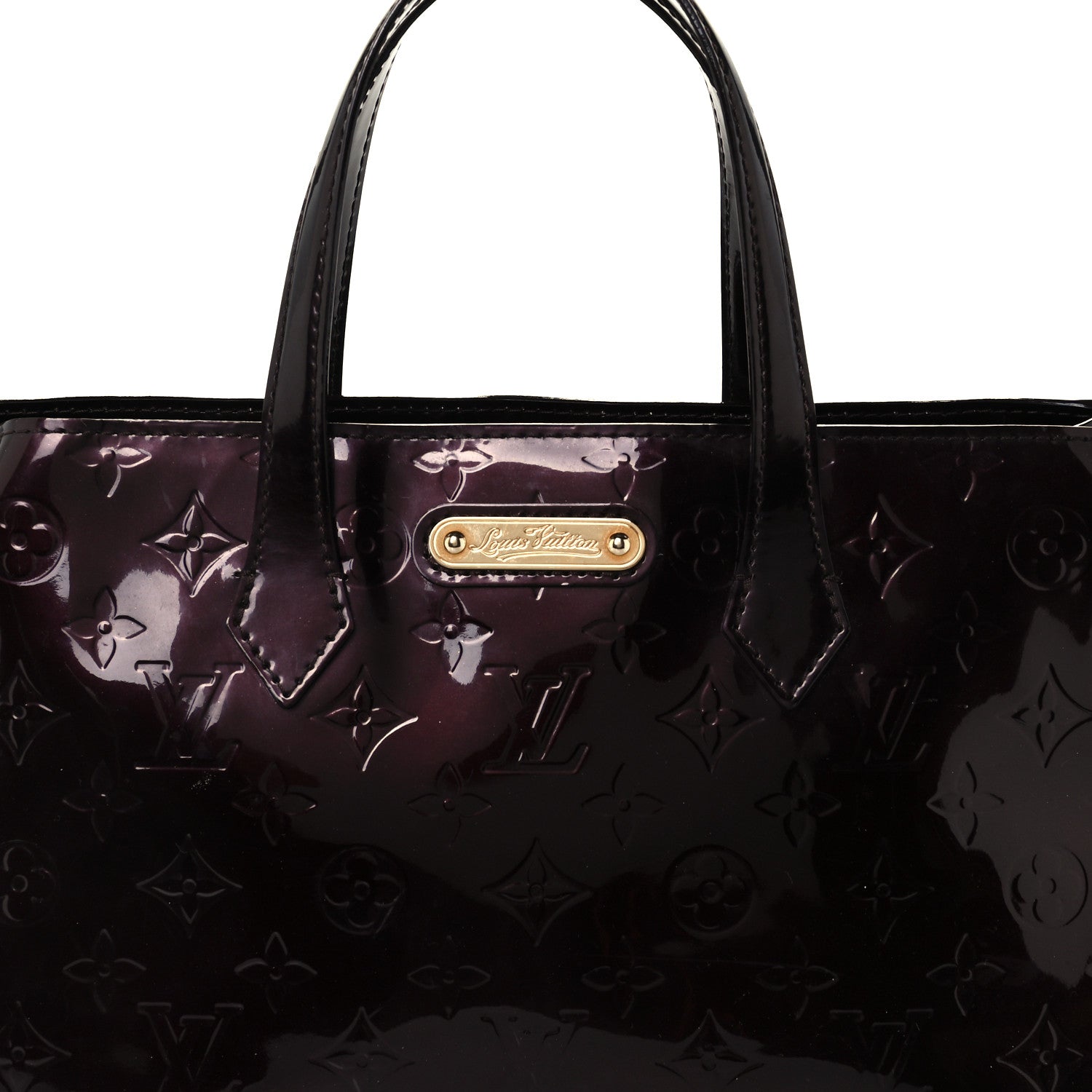 Louis Vuitton Vernis Wilshire PM Amarante 7 of 9