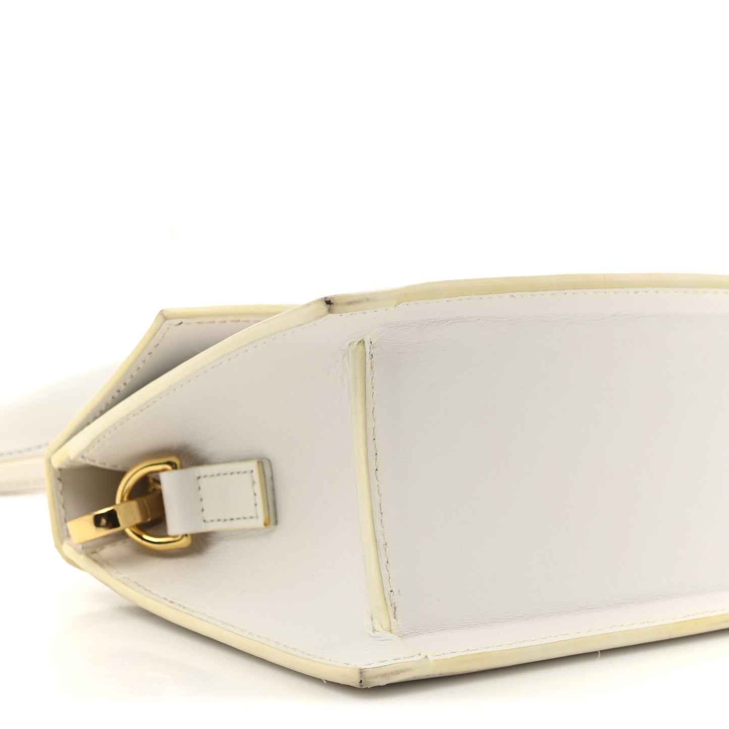 Smooth Calfskin Le Chiquito Moyen White