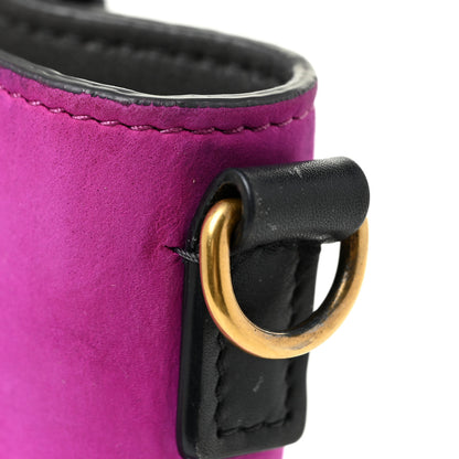 Celine Baby Grained Calfskin Nubuck Nano Tri-Color Luggage Fuchsia 23 of 26