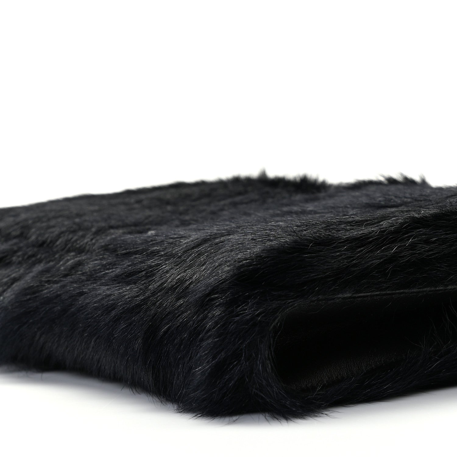 Jimmy Choo Faux Mink Varenne Chain Clutch Navy 5 of 8