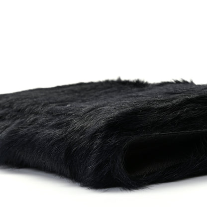 Jimmy Choo Faux Mink Varenne Chain Clutch Navy 5 of 8