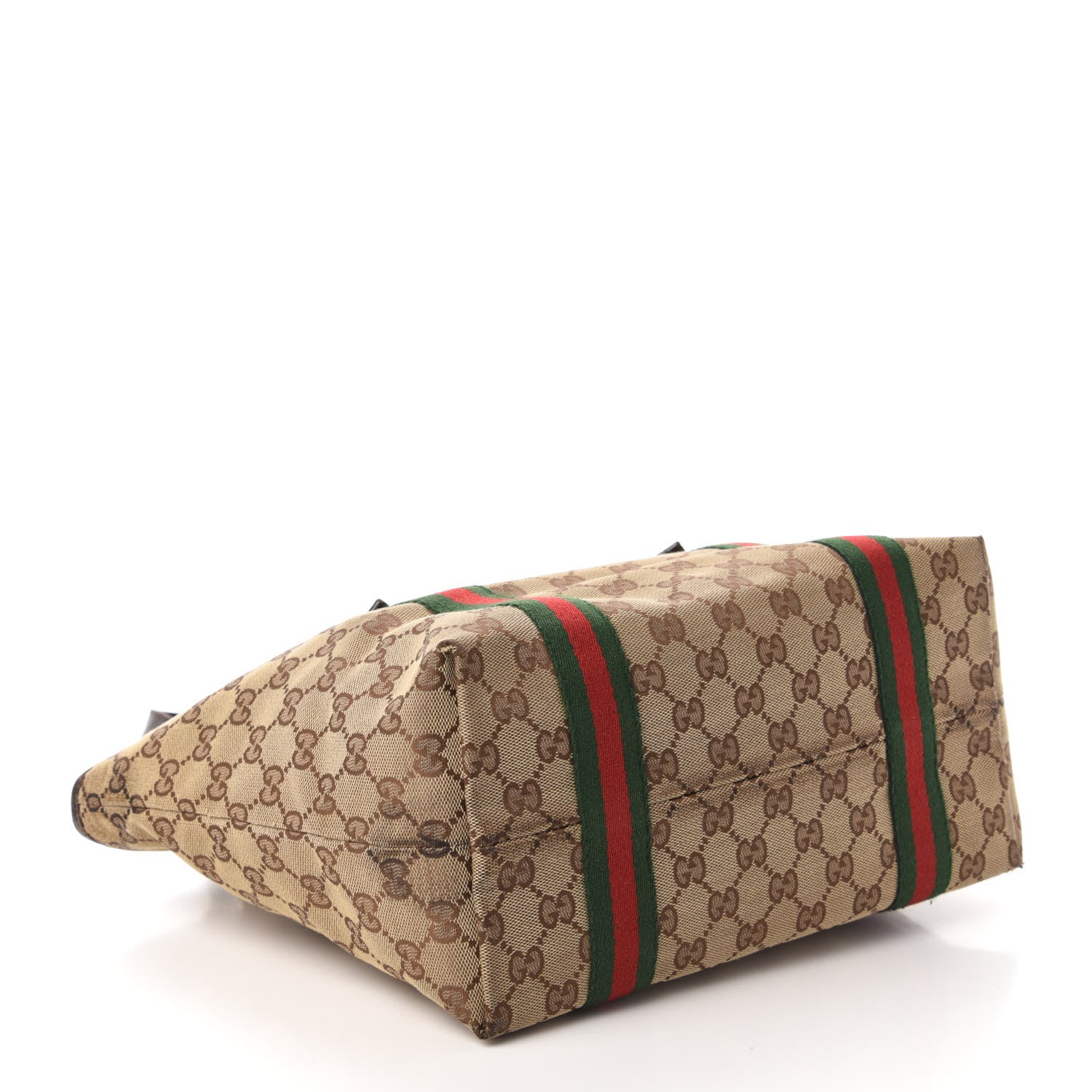 Gucci Monogram Medium Jolicoeur Tote Dark Brown 4 of 11