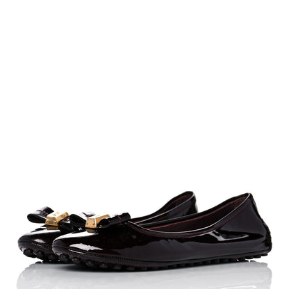 Louis Vuitton Patent Lovely Ballet Flats 37 Black 3 of 9