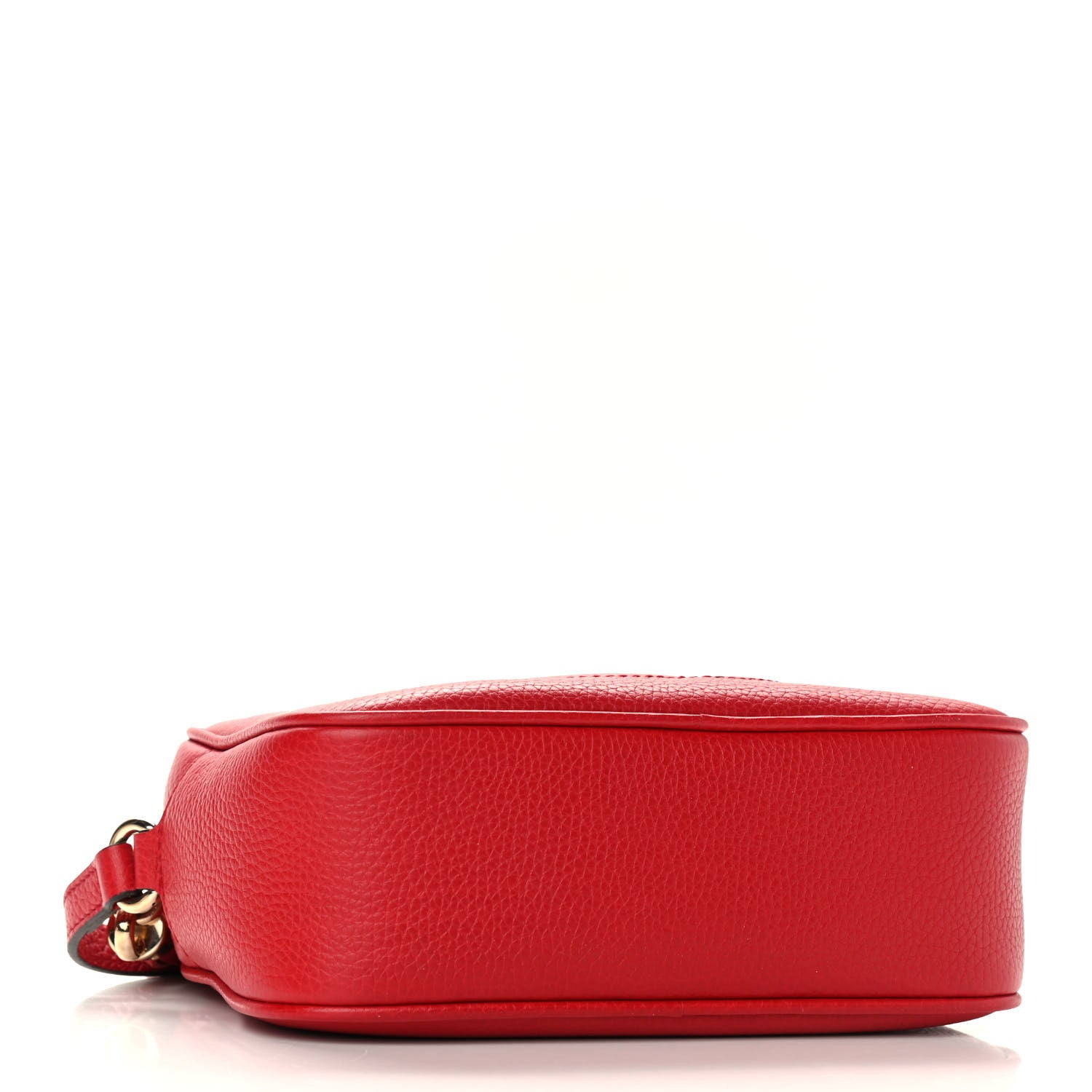 Gucci Pebbled Calfskin Small Soho Disco Bag Vibrant Red 3 of 8