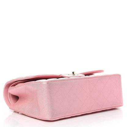 Chanel Iridescent Caviar Quilted Jumbo Double Flap Rose Pink 4 of 11
