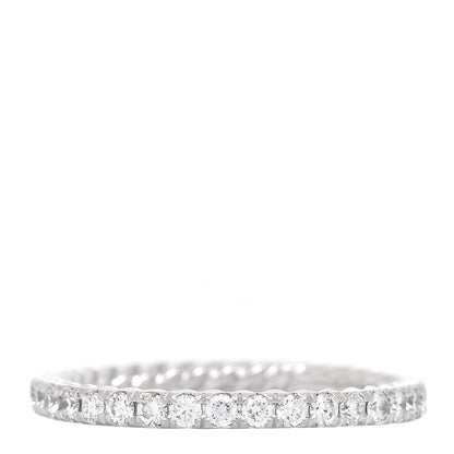 David Yurman Platinum Diamond 1.8mm Eden Eternity Wedding Band Ring 48 4.5 3 of 5