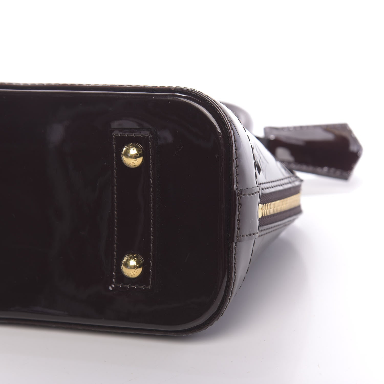 Louis Vuitton Vernis Alma BB Amarante 9 of 10