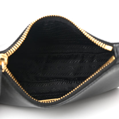 Prada Saffiano Lux Mini Shoulder Bag Black 4 of 8