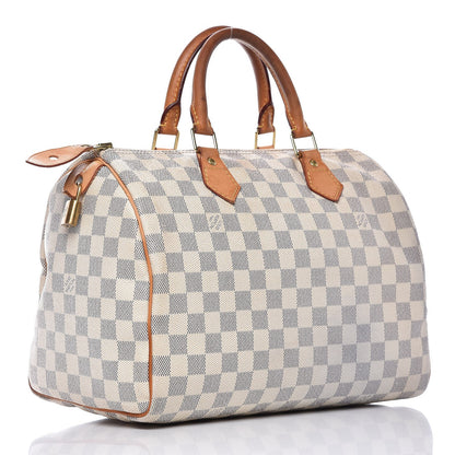 Louis Vuitton Damier Azur Speedy 30 3 of 18