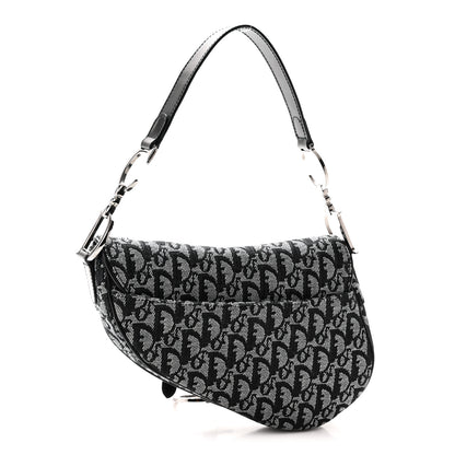 Christian Dior Monogram Saddle Bag Black 3 of 11